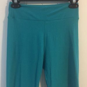 LulaRoe teal leggings